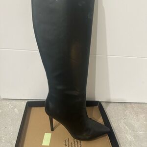 INC International Concepts Black Heeled Boots